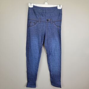 Dren Designs Faux Denim Leggings Tall and‎ Curvy